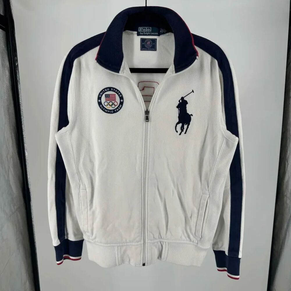 Vintage 2012 Polo Ralph Lauren USA Olympic Team Big Pony Sweater Size Small